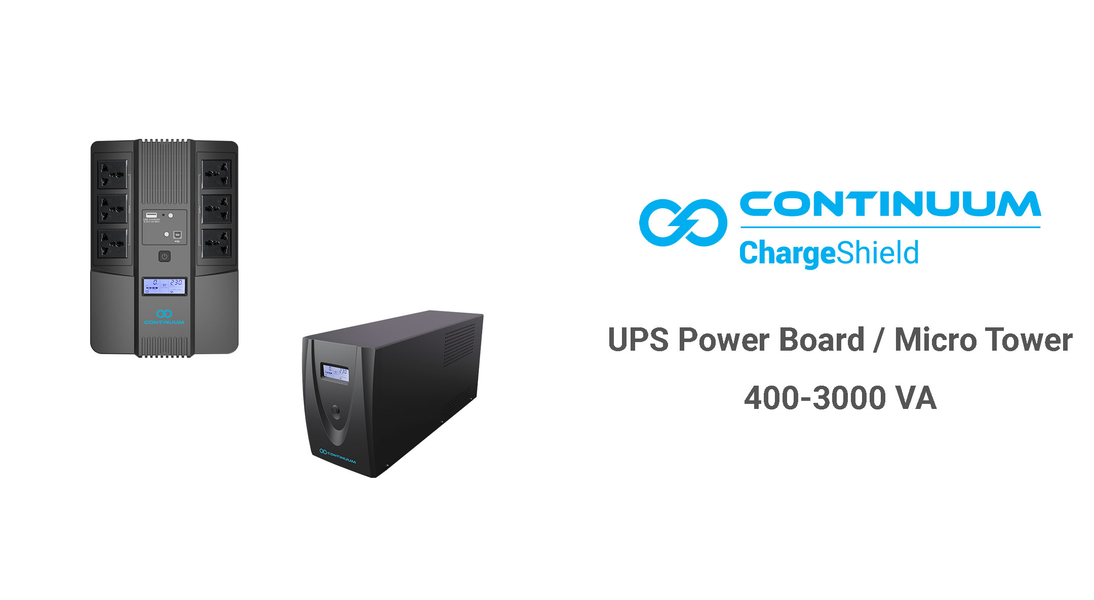 Continuum ChargeShield UPS Banner