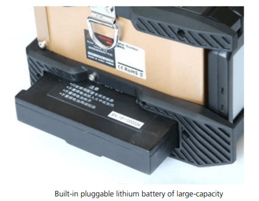 6481 Series Optical Fiber Fusion Splicer - lithium battery