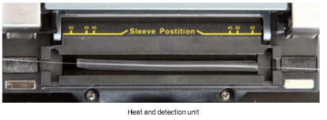 6481 Series Optical Fiber Fusion Splicer - detection unit