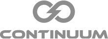 Continuum Logo in grey on white background