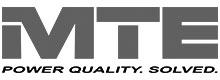 MTE logo in grey on white background
