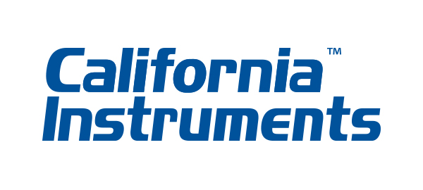 California Instruments Logo in blue italicised font reads "California Instruments"