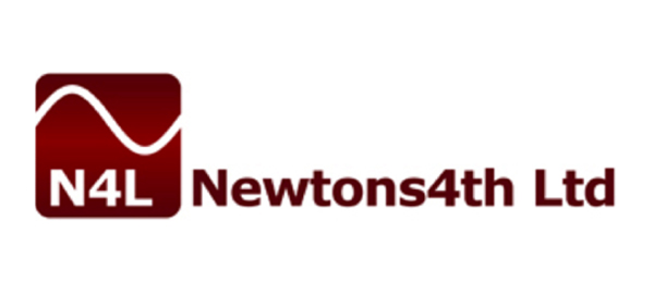 N4L square logo in dark red with text that reads "Newton's 4th Ltd" next to the square logo.